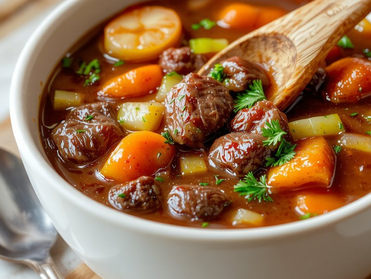 hearty slow cooked comfort food