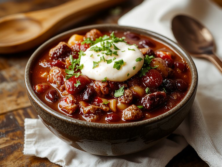 hearty spicy meat dish