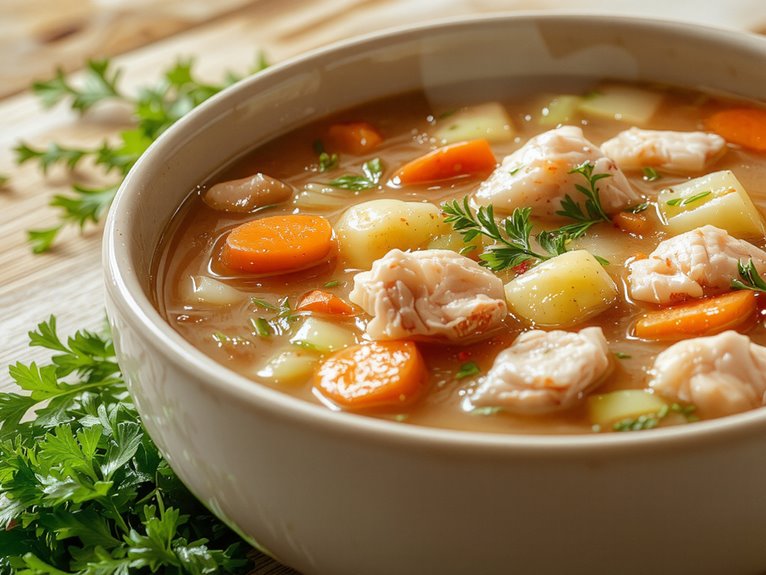 hearty turkey broth recipe