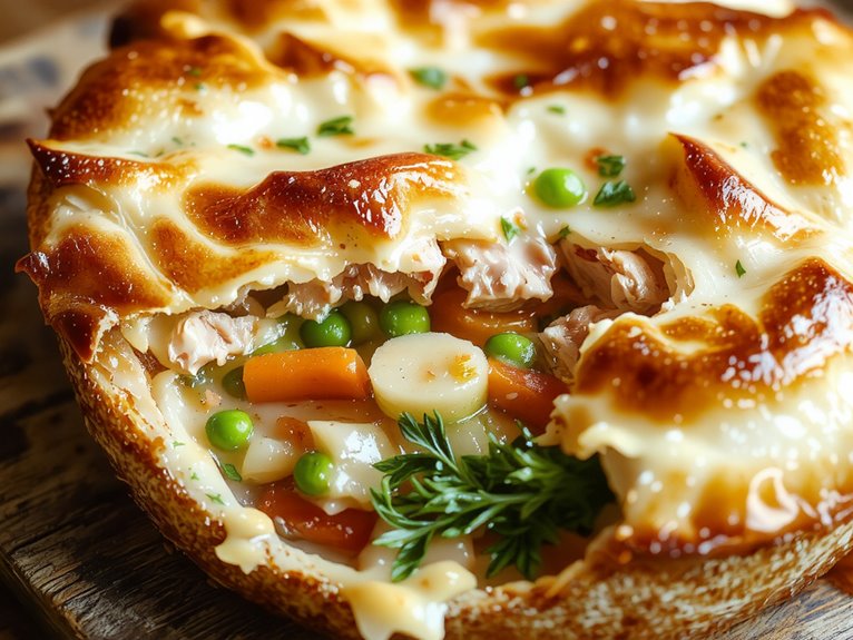 hearty turkey pie creation