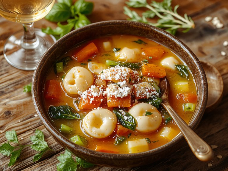 homemade italian pasta soup