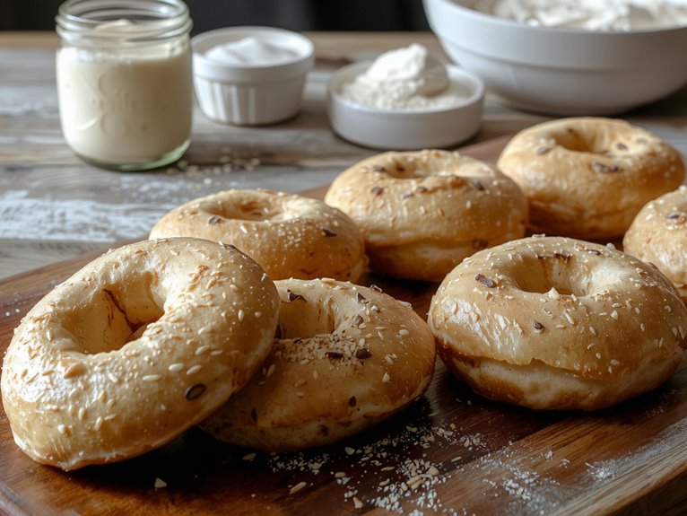 homemade sourdough bagel recipe