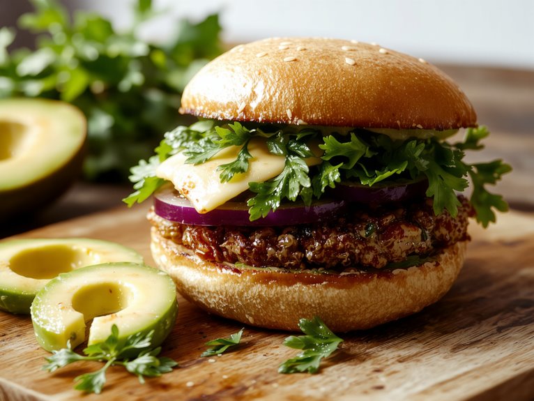 juicy spiced turkey patties