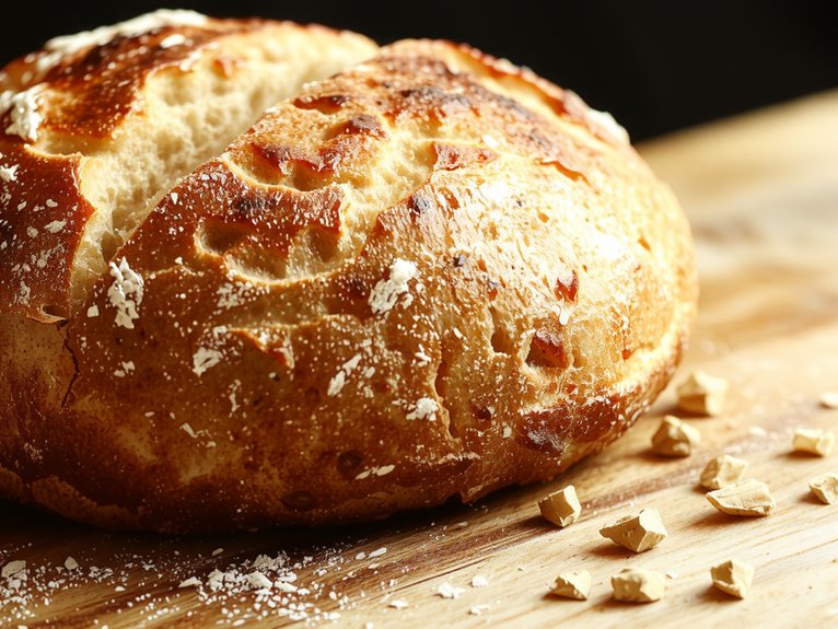 naturally leavened sourdough bread