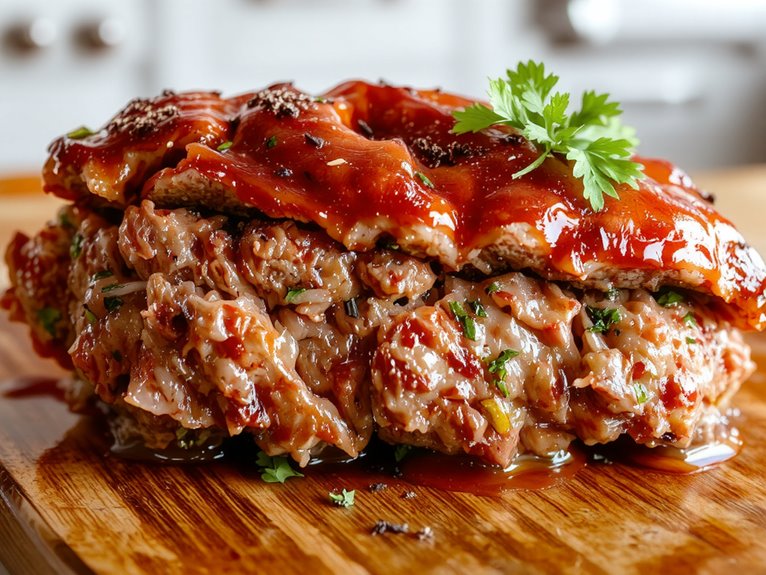 perfect homemade meatloaf dish