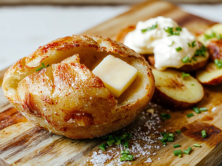 perfectly crispy homemade potatoes