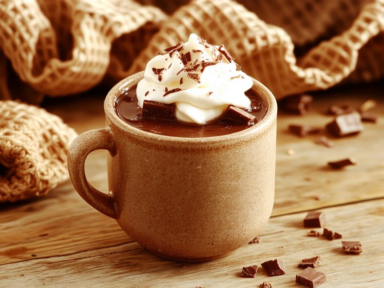 rich creamy chocolate drink