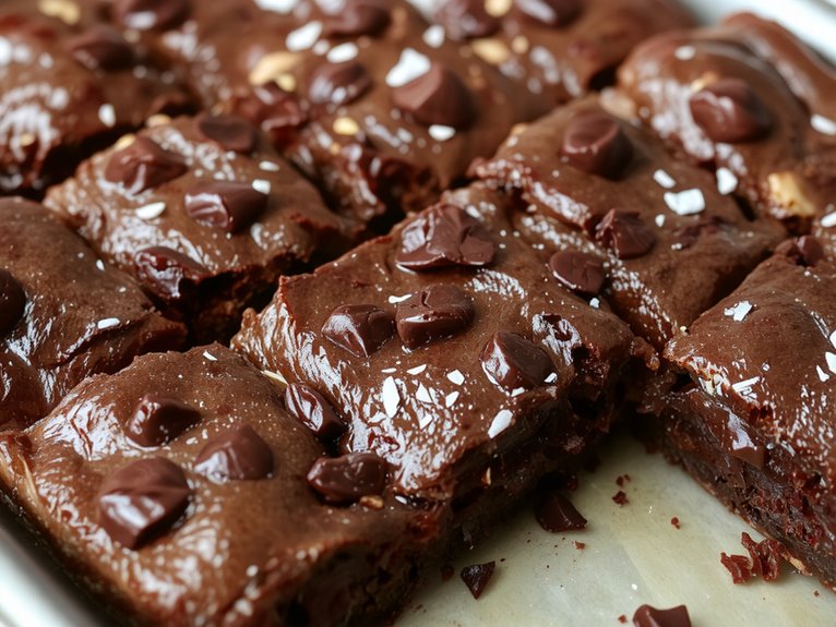 rich fudgy chocolate brownies