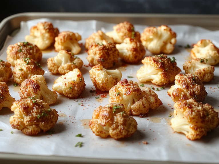 roasted cauliflower with spices
