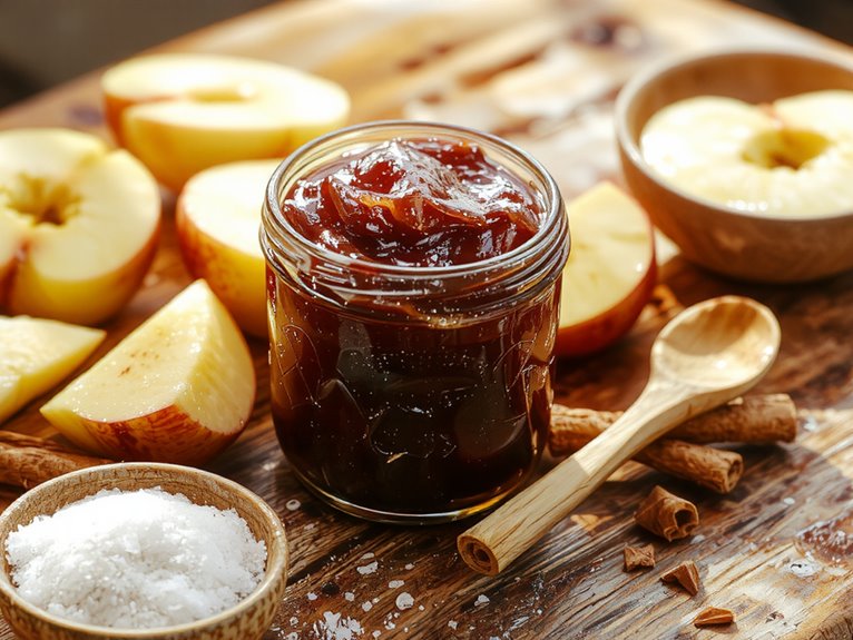 slow cooked apple spread