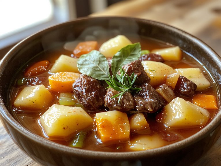slow cooked beef stew