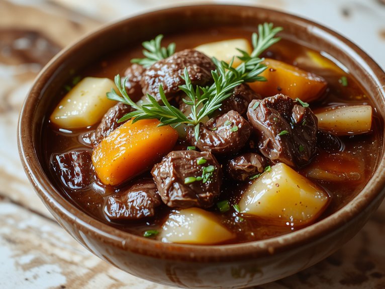 slow cooked hearty stew