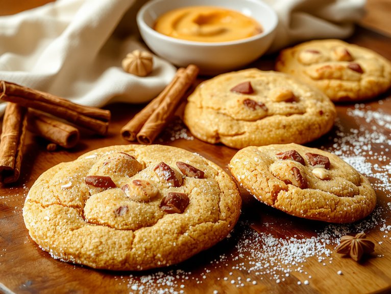 soft spiced pumpkin cookies