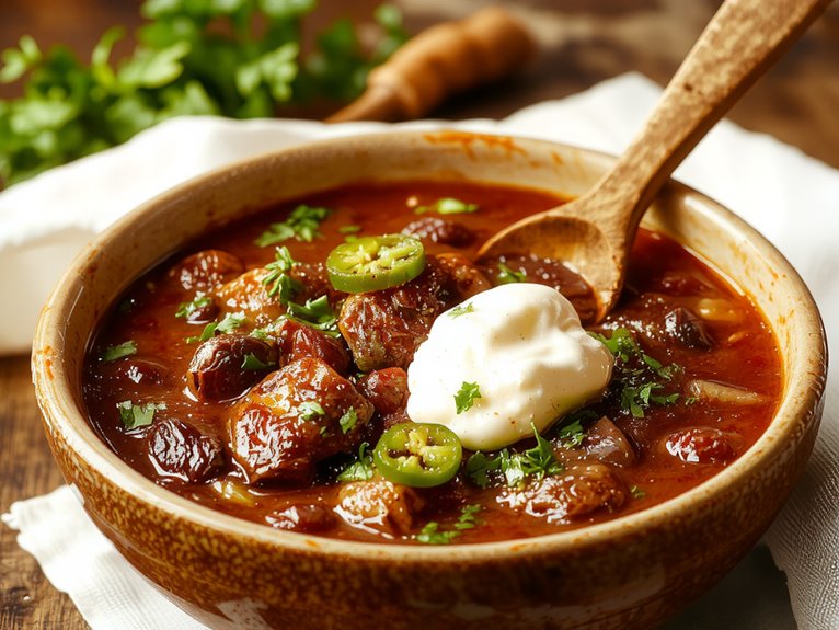 spicy meat chili recipe