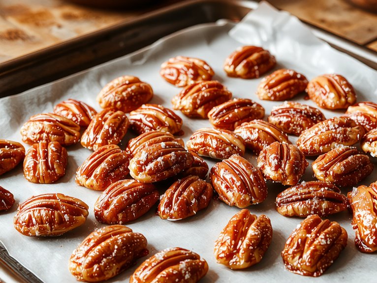 sweet crunchy nut coating