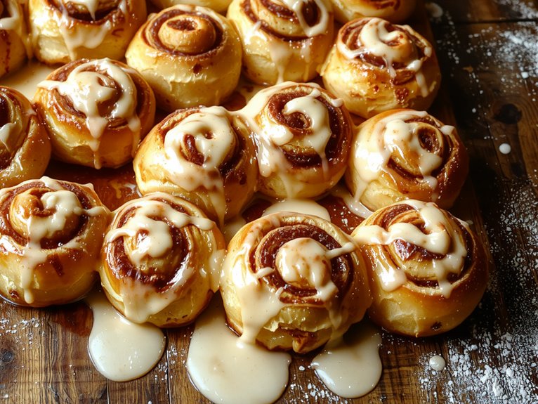 sweet homemade cinnamon rolls