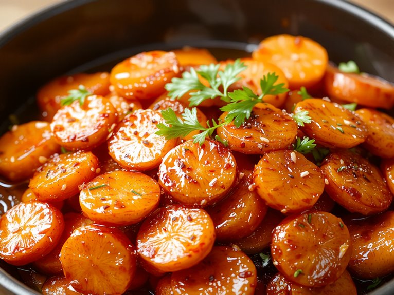 sweet savory carrot side