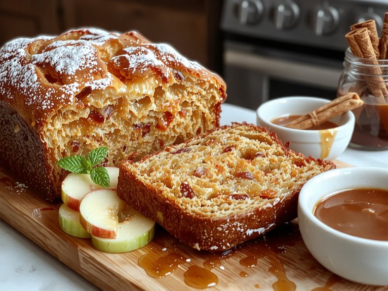 sweet spiced apple bread