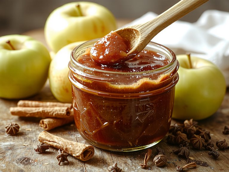 sweet spiced apple spread