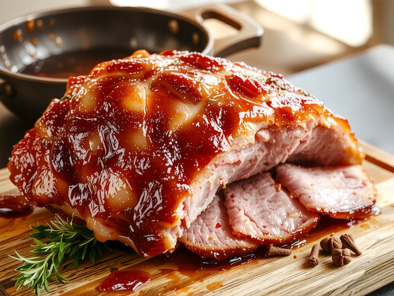 sweet tangy ham glaze