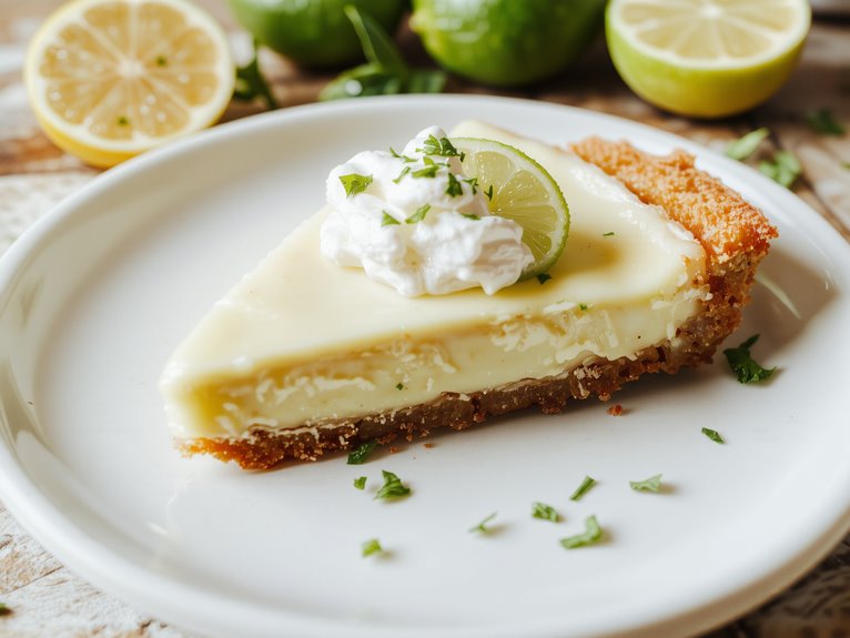 tangy citrus dessert creation