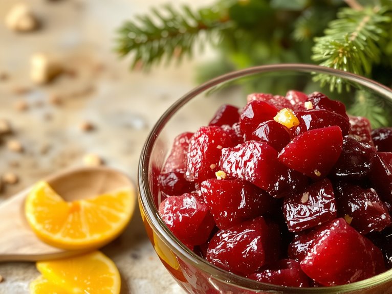 tangy fresh cranberry sauce