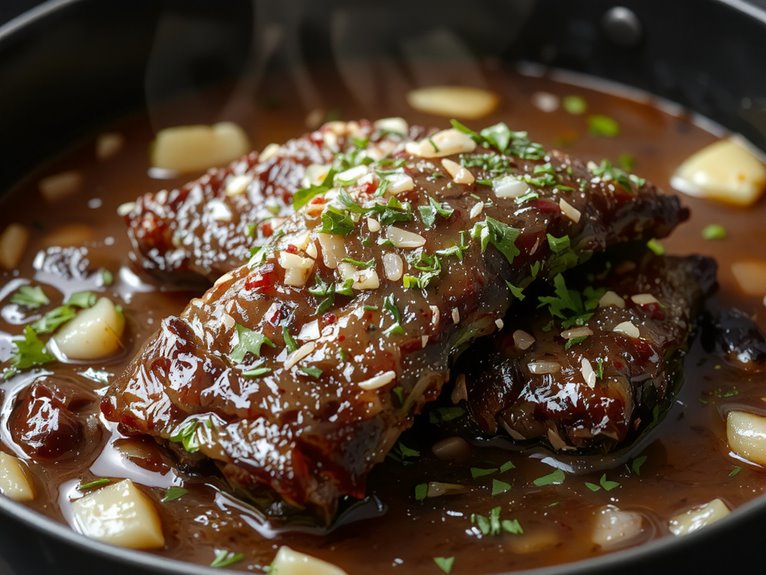 tender braised short ribs