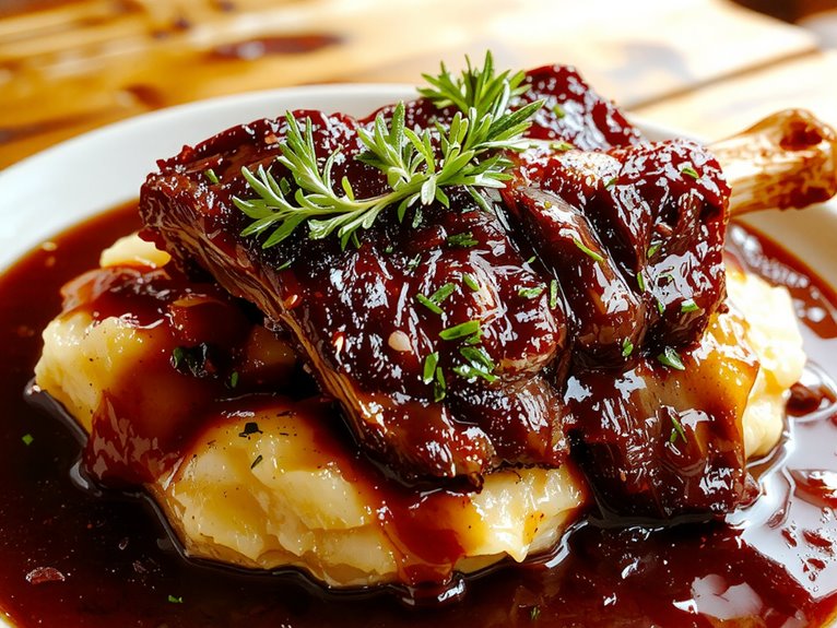 tender slow cooked ribs