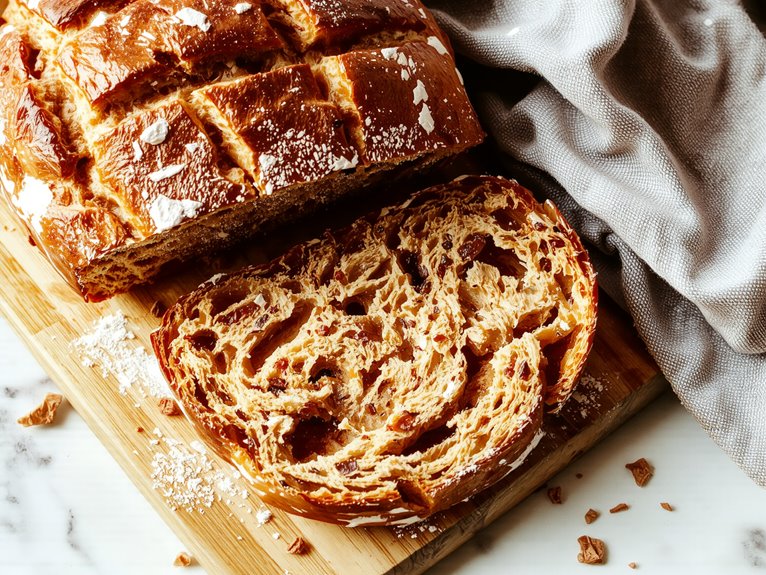 traditional fermented sourdough bread