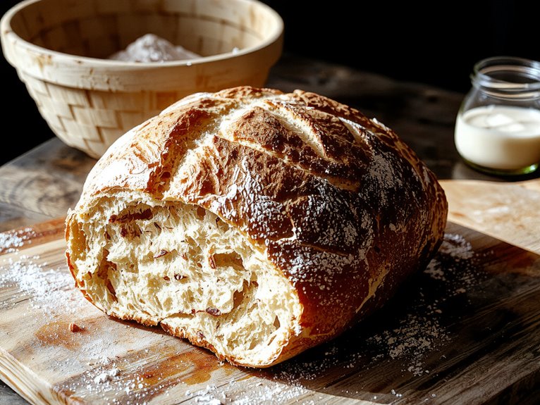 traditional starter based bread