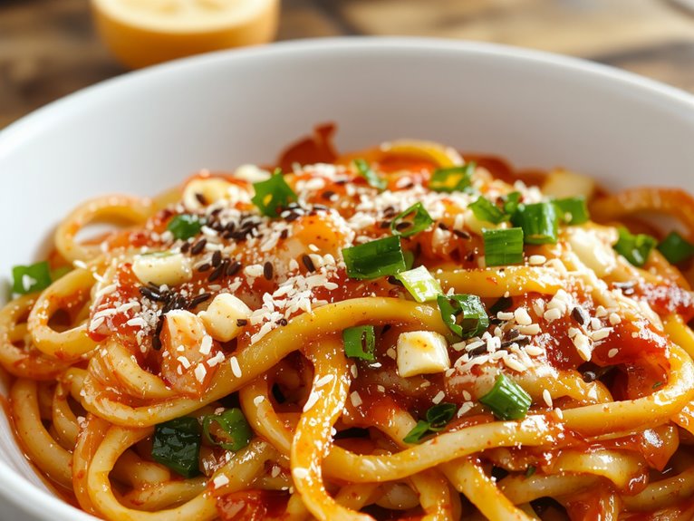 aromatic savory pasta dish