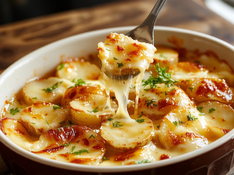 cheesy baked potato dish