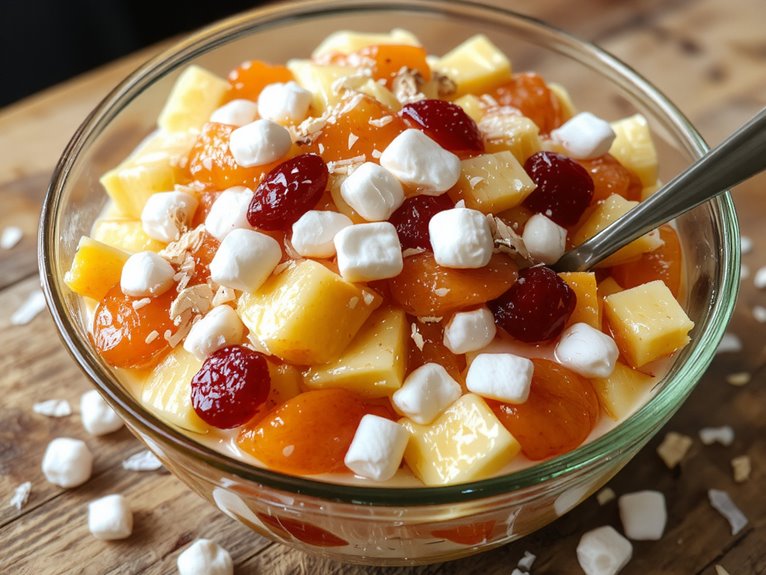 classic creamy fruit dessert