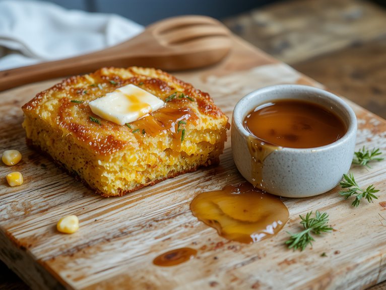 classic sweet crumbly cornbread