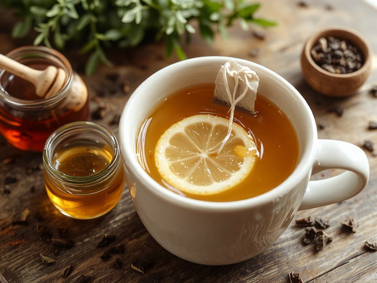 comforting honey citrus tea