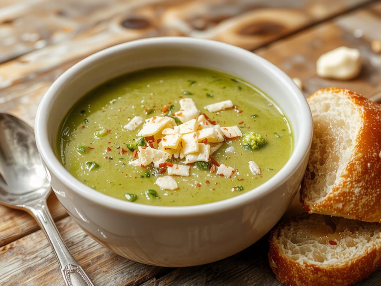 creamy broccoli soup recipe
