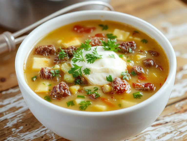 creamy cheese comfort soup