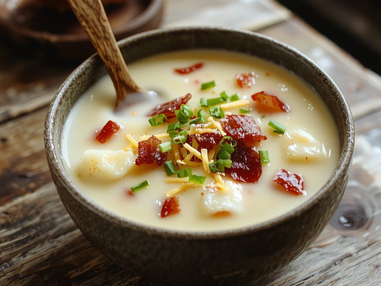 creamy cheesy bacon potato