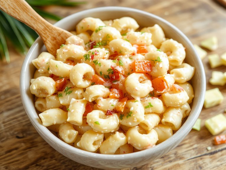 creamy hawaiian macaroni salad