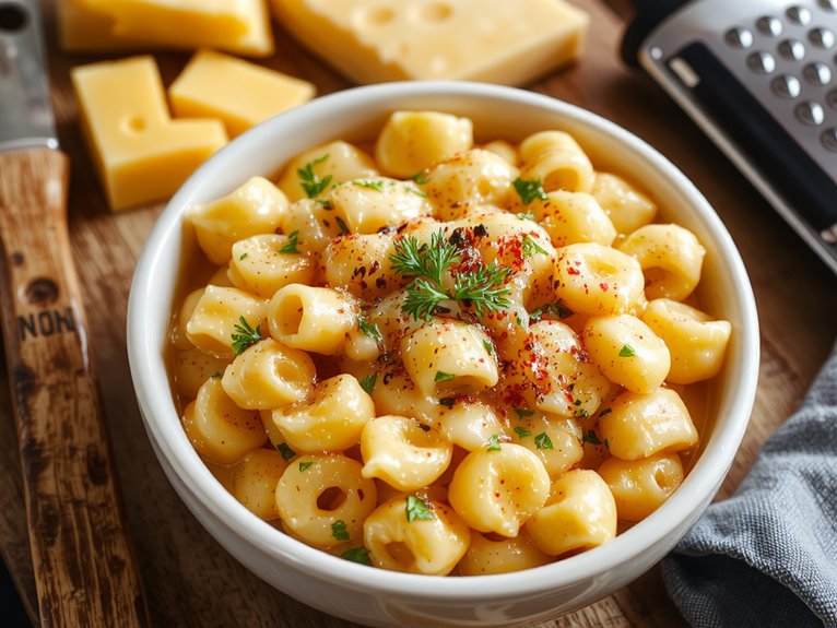 creamy homemade macaroni cheese