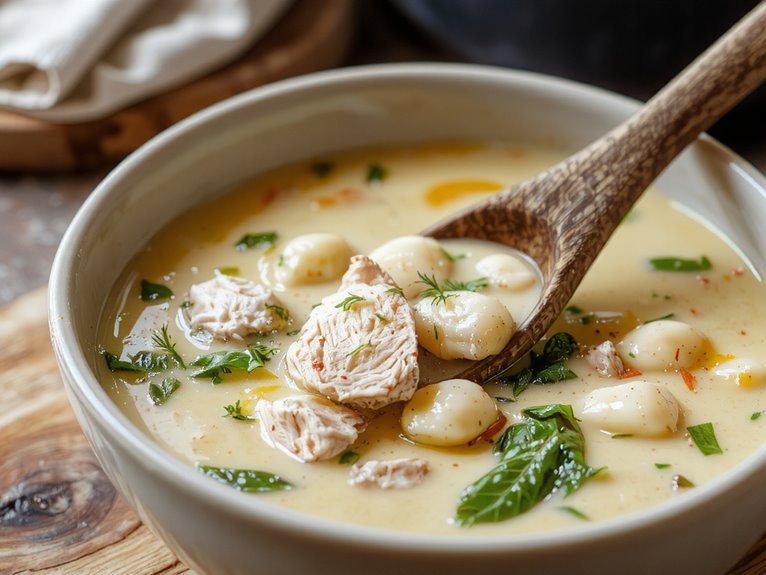 creamy italian comfort soup