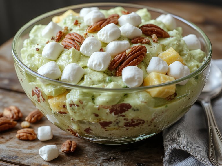 creamy pistachio dessert salad