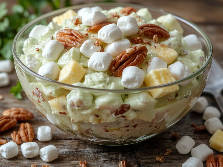 creamy pistachio pineapple dessert