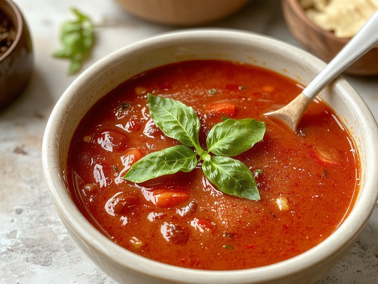 creamy tomato basil soup