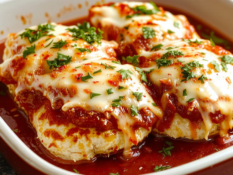 crispy cheesy baked chicken