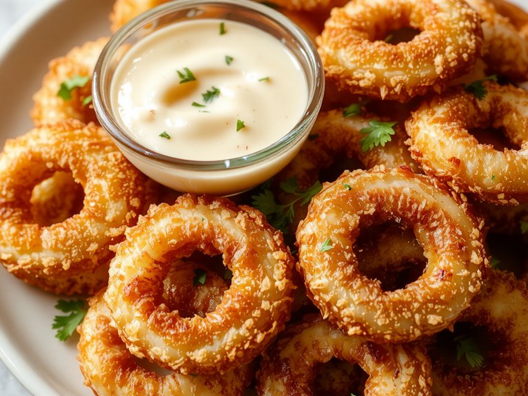 crispy fried onion rings