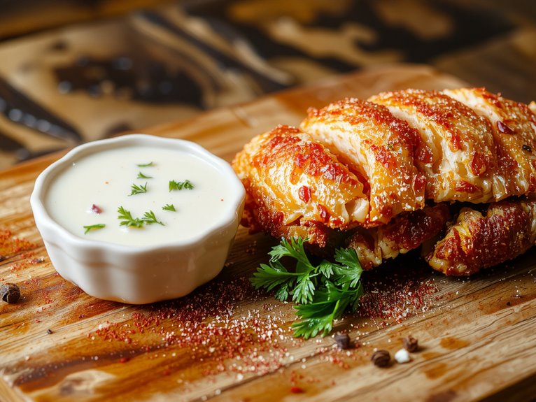 crispy golden fried chicken