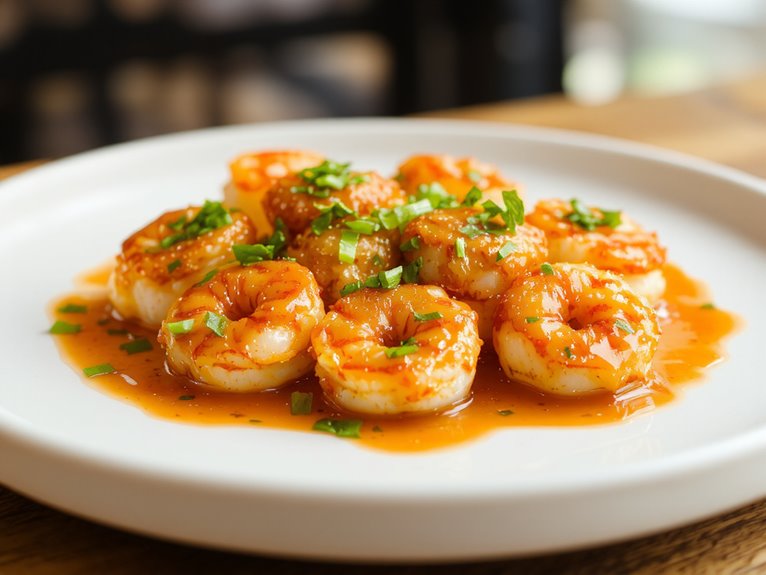 crispy spicy creamy shrimp