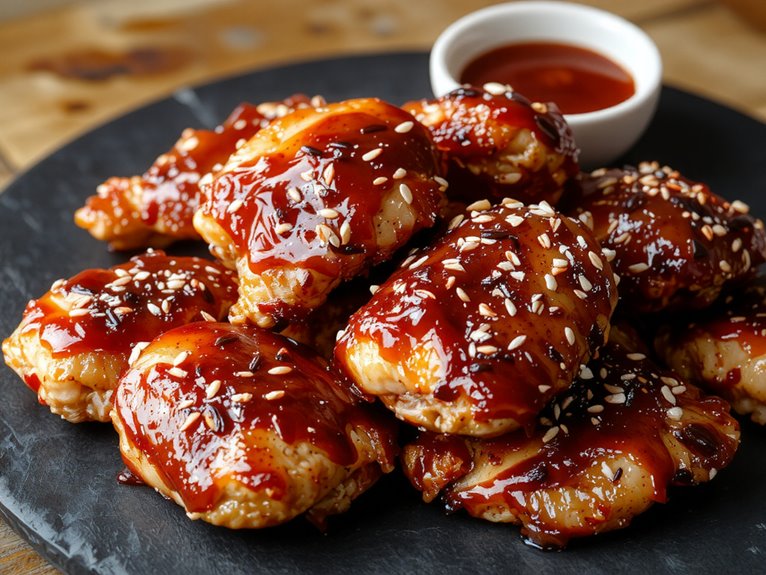 crispy spicy korean chicken