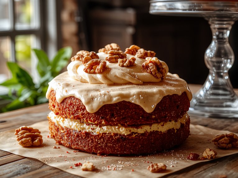 delicious homemade carrot cake